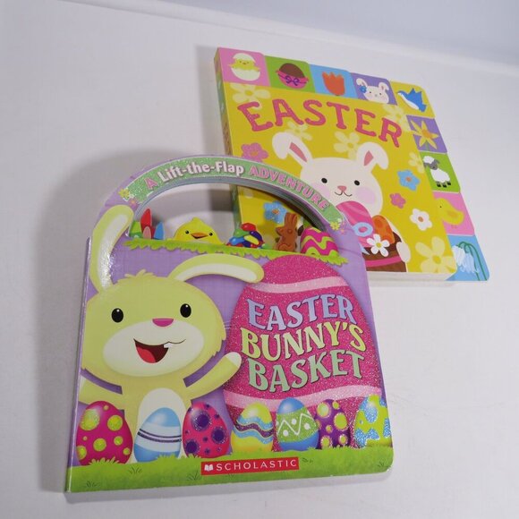Easter (2) Books: Easter Bunny's Basket, Easter LIKE NEW board books - Picture 1 of 13